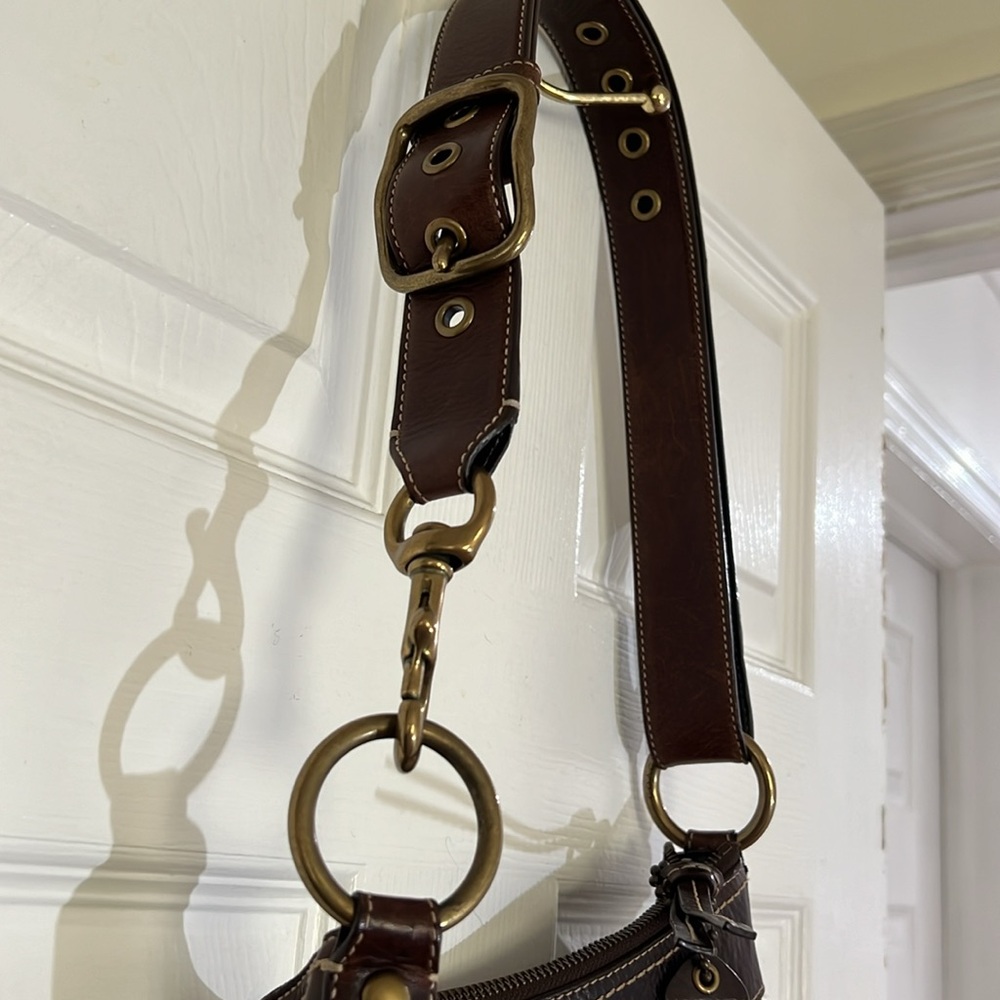 Coach Brown signature shoulder bag - Picture 5 of 16